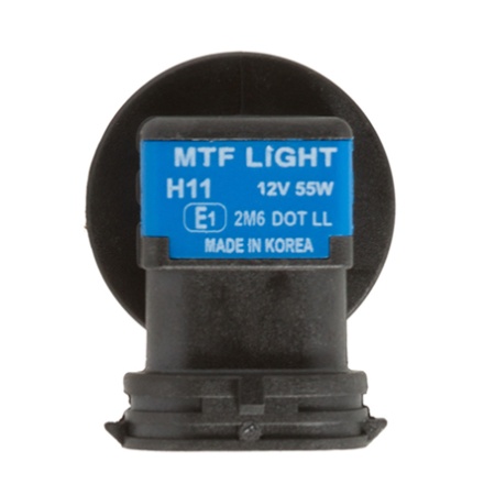 Автомобильные галогеновые лампы MTF Light серия ARGENTUM +80% H11, 12V, 55W, комплект (2шт.)