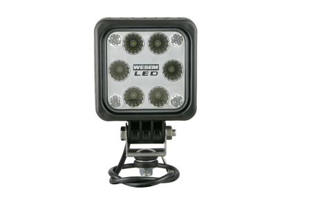 Светодиодная фара рабочего света Wesem LED1F.47410 с ручкой и проводом